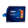 Gillette Fusion Proglide Flexball Pacco regalo rasoio 1 pz + testine di ricambio 2 pz + gel da barba HydraGel Sensitive 75 ml + trousse