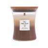 WoodWick Trilogy Café Sweets Candela profumata 275 g