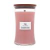 WoodWick Pressed Blooms &amp; Patchouli Candela profumata 610 g