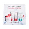 Clarins My Clarins Collection Pacco regalo crema Idratante Re-Boost Refreshing Hydrating Cream  50 ml + gel per Re-Fresh Roll-On Eye De-Puffer 15 ml + gel per occhi Re-Move Purifying Cleansing Gel 30 ml + maschera Re-Charge Relaxing Sleep Mask 15 ml + spray per il viso Re-Fresh Hydrating Beauty Mist