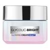 L&#039;Oréal Paris Glycolic-Bright Glowing Cream Night Crema notte per il viso donna 50 ml