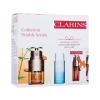 Clarins Double Serum Collection Pacco regalo siero occhi Double Serum Eye 20 ml + struccante occhi istantaneo 30 ml + siero pelle Double Serum 7 x 0,9 ml