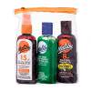 Malibu Dry Oil Spray SPF15 Pacco regalo olio secco solare SPF15 100 ml + olio abbronzante per l&#039;abbronzatura SPF8 100 ml + gel doposole Aloe Vera 100 ml