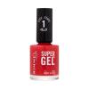 Rimmel London Super Gel STEP1 Smalto per le unghie donna 12 ml Tonalità 011 Berry Glace
