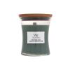 WoodWick Mint Leaves &amp; Oak Candela profumata 275 g