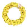 By Eloise London Silk Scrunchie Gold Heart Elastico per capelli donna 1 pz Tonalità Mellow Yellow