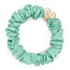 By Eloise London Silk Scrunchie Gold Heart Elastico per capelli donna 1 pz Tonalità Mint