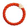 By Eloise London Woven Gold Heart Elastico per capelli donna 1 pz Tonalità Red Orange