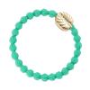 By Eloise London Gold Palm Leaf Elastico per capelli donna 1 pz Tonalità Jungle Green