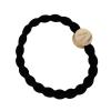 By Eloise London Letter Charms Gold Elastico per capelli 1 pz Tonalità V Black