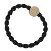 By Eloise London Letter Charms Gold W Elastico per capelli 1 pz Tonalità W Black
