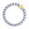 By Eloise London Woven Gold Star Elastico per capelli donna 1 pz Tonalità Ocean Breeze