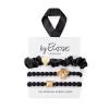 By Eloise London Set Bee Black Elastico per capelli donna 1 pz