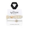 By Eloise London Bangle Set Elegant Ivory Elastico per capelli donna 1 pz
