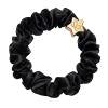 By Eloise London Silk Scrunchie Gold Star Elastico per capelli donna 1 pz Tonalità Black