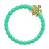 By Eloise London Bling Charms Gold Diamanté Turtle Elastico per capelli donna 1 pz Tonalità Sky Blue