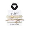 By Eloise London Set White Party Elastico per capelli donna 1 pz