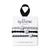 By Eloise London Set Stylish Silver Elastico per capelli donna 1 pz