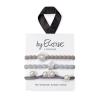 By Eloise London Set Shades of Grey Elastico per capelli donna 1 pz