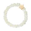 By Eloise London Skinny Silk Scrunchie Gold Star Elastico per capelli donna 1 pz Tonalità Cream