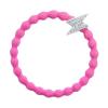 By Eloise London Silver Bling Diamanté Bolt Elastico per capelli donna 1 pz Tonalità Neon Pink