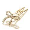 Fiona Franchimon Nº1 Hairpin Steel Crystals By Swarovski Fermaglio per capelli donna 1 pz Tonalità Yellow Gold Finish