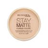 Rimmel London Stay Matte Cipria donna 14 g Tonalità 005 Silky Beige