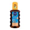 Nivea Sun Protect &amp; Bronze Oil Spray SPF20 Protezione solare corpo 200 ml