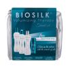 Farouk Systems Biosilk Volumizing Therapy Pacco regalo shampoo 67 ml + balsamo 67 ml + siero per i capelli Biosilk Silk Therapy Lite 67 ml + cipria per i capelli 15 g + borsa per i cosmetici