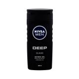 Nivea Men Deep Clean Body, Face & Hair Doccia gel uomo 250 ml