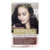 L'Oréal Paris Excellence Creme Triple Protection Tinta capelli donna 48 ml Tonalità 3U Dark Brown