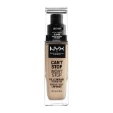 NYX Professional Makeup Can't Stop Won't Stop Fondotinta donna 30 ml Tonalità 04 Light Ivory