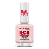 Rimmel London Nail Nurse 2in1 Strenghtening Base Coat Smalto per le unghie donna 12 ml