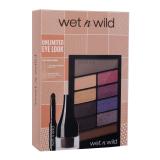 Wet n Wild Unlimited Eye Look Pacco regalo palette di ombretti 10 g + polvere per sopracciglia Medium Brown 2,5 g