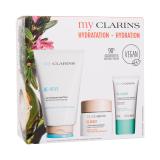 Clarins My Clarins Hydration Pacco regalo gel detergente Re-Move Purifying Cleansing Gel 125 ml + crema viso Re-Boost Hydra-Energizing Cream 50 ml + maschera notte Re-Charge Hydra-Replumping Night Mask 15 ml