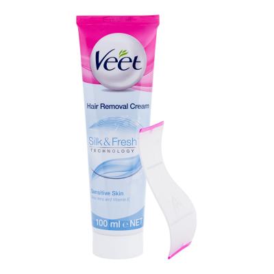 Veet Silky Fresh Sensitive Skin Prodotti depilatori donna 100 ml