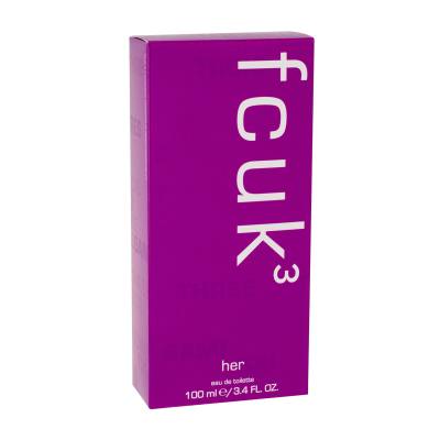 Fcuk 3 Eau de Toilette donna 100 ml