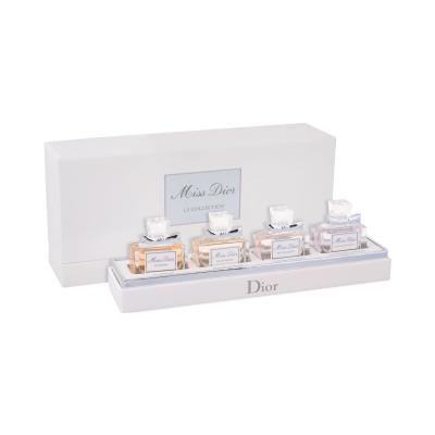 Dior Mini Set Pacco regalo eau de parfum Miss Dior Le Parfum 5 ml + eau de parfum Miss Dior 2012 5 ml + eau de toilette Miss Dior 2013 5 ml + eau de toilette Miss Dior Blooming Bouquet 2014 5 ml