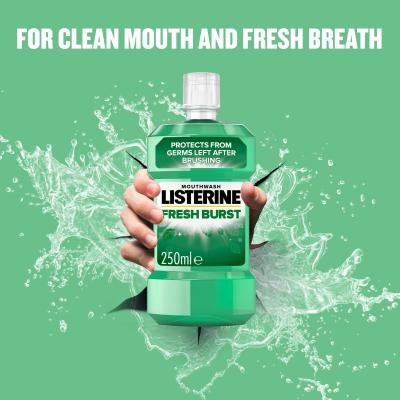 Listerine Fresh Burst Mouthwash Collutorio 250 ml