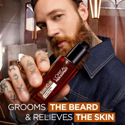 L&#039;Oréal Paris Men Expert Barber Club Long Beard &amp; Skin Oil Olio da barba uomo 30 ml
