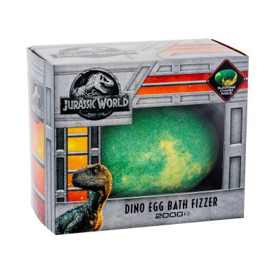 Universal Jurassic World Dino Egg Bath Fizzer Bomba da bagno bambino 200 g