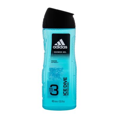 Adidas Ice Dive 3in1 Doccia gel uomo 400 ml