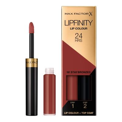 Max Factor Lipfinity 24HRS Lip Colour Rossetto donna 4,2 g Tonalità 191 Stay Bronzed