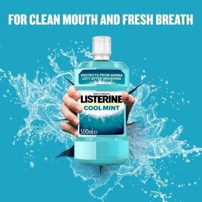Listerine Cool Mint Mouthwash Collutorio 500 ml