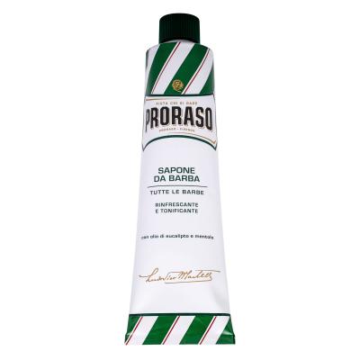 PRORASO Green Shaving Soap In A Tube Schiuma da barba uomo 150 ml