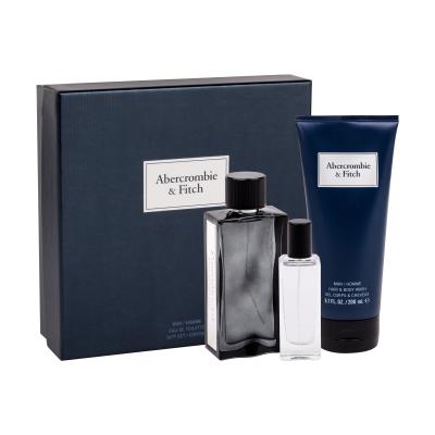 Abercrombie & Fitch First Instinct Blue Pacco regalo eau de toilette 100 ml + eau de toilette 15 ml + doccia gel 200 ml