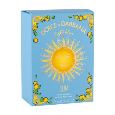 Dolce&amp;Gabbana Light Blue Sun Pour Homme Eau de Toilette uomo 75 ml