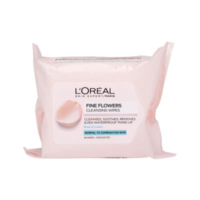 L'Oréal Paris Fine Flowers Salviette detergenti donna 25 pz