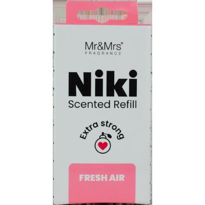 Mr&amp;Mrs Fragrance Niki Refill Fresh Air Deodorante per auto Ricarica 1 pz