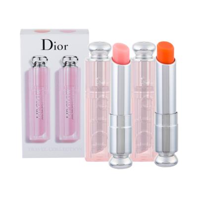 Dior Addict Lip Glow Duo Pacco regalo balsamo labbra 3,5 g + balsamo labbra Lip Glow Reviver Balm 3,5 g 004 Coral
